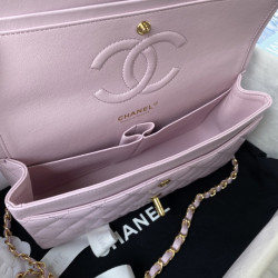 샤넬 클래식 미듐 플랩백 램스킨 금장 CHANEL CLASSIC FLAP MEDIUM | GOLD METAL 25CM