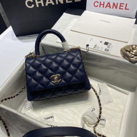 CHANEL샤넬 코코핸들 캐비어 탭핸들 숄더백 캐비어 금장  CHANEL COCO HANDLE