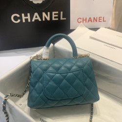 CHANEL샤넬 코코핸들 캐비어 탭핸들 숄더백 캐비어 금장  CHANEL COCO HANDLE