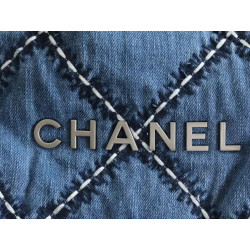 샤넬 22백 스티치 데님  CHANEL 22 DENIM-小九