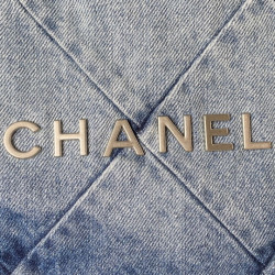 샤넬 22백 스티치 데님  CHANEL 22 DENIM 35CM