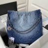 샤넬 22백 스티치 데님  CHANEL 22 DENIM 35CM