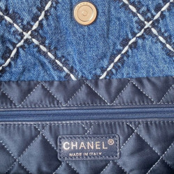 샤넬 22백 스티치 데님  CHANEL 22 DENIM 35CM/39CM