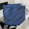 샤넬 22백 스티치 데님  CHANEL 22 DENIM 35CM/39CM