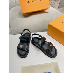 루이비통 LOUISVUITTON 선셋 플랫 컴포트 샌들