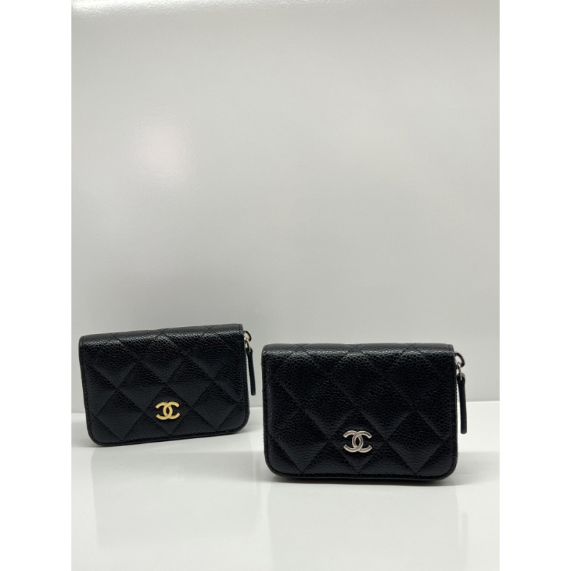 샤넬 클래식 캐비어 레더 지퍼 동전지갑 (Chanel Classic Caviar Zipper Coin Wallet)-지존샵 浩浩