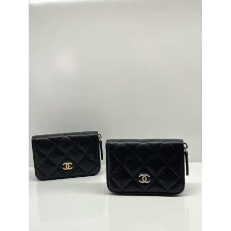 샤넬 클래식 캐비어 레더 지퍼 동전지갑 (Chanel Classic Caviar Zipper Coin Wallet)-지존샵 浩浩